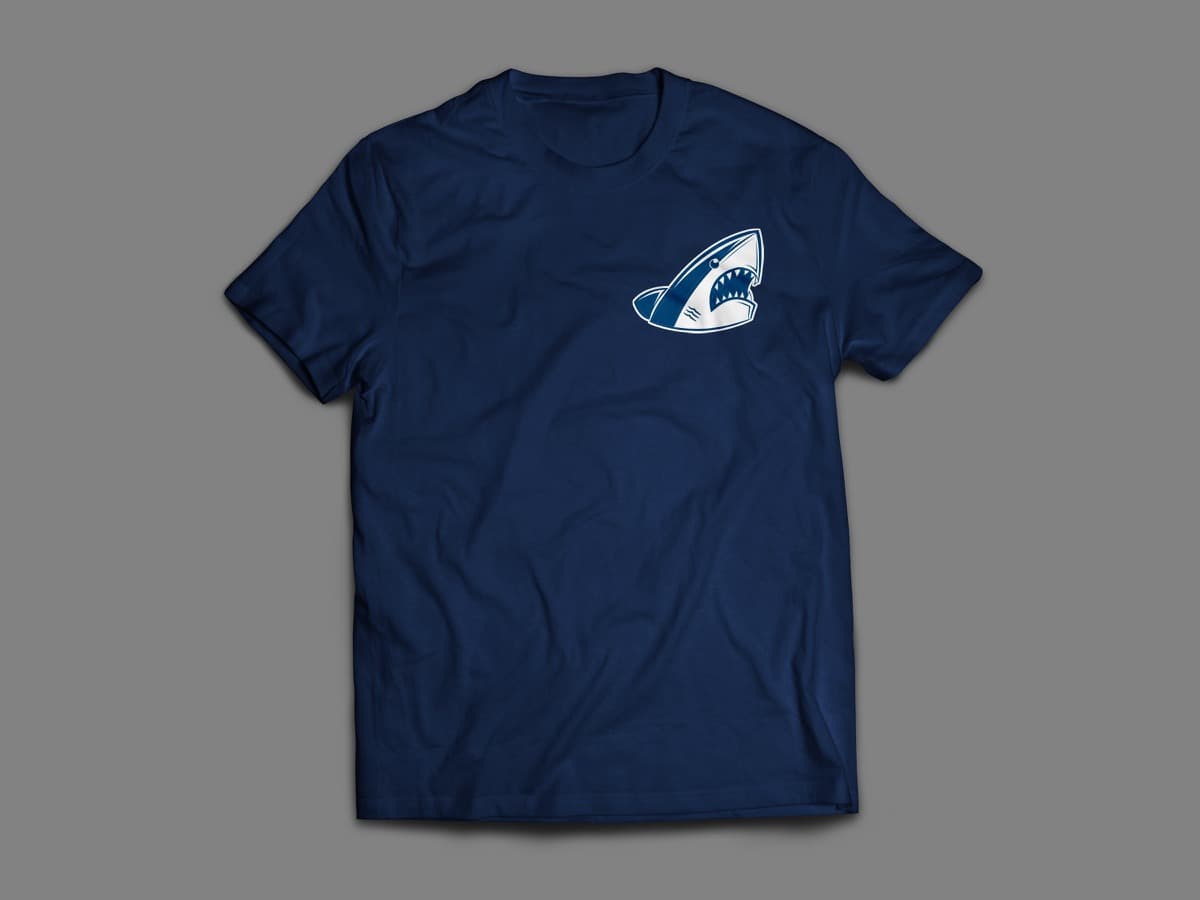 Playera Shark — merch Unto barbería